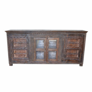 Zara Old Door Carved Sideboard - Style A