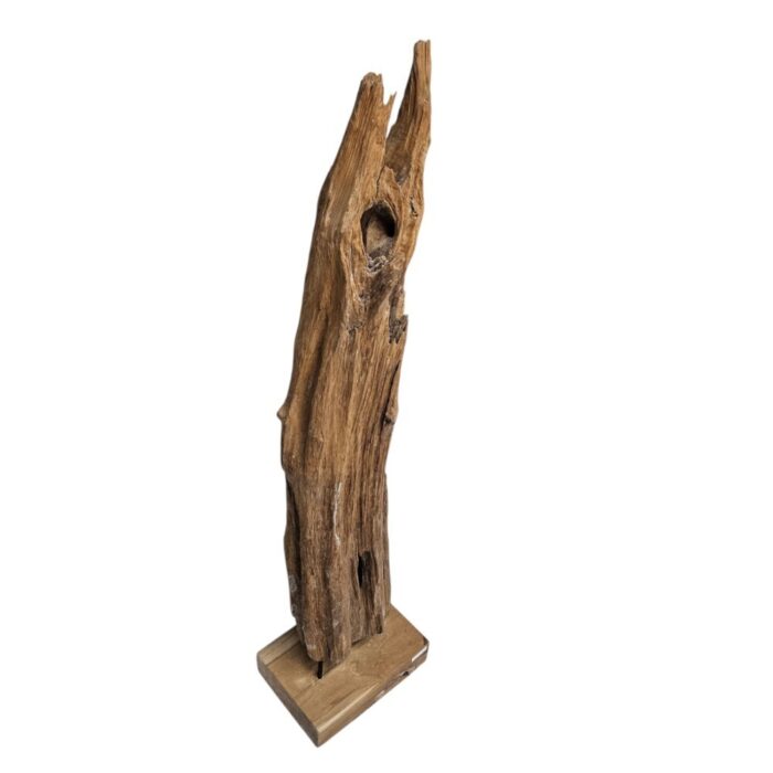 Abstrak Teak Sculpture NJA6095A Side Abstrak Teak Sculpture NJA6095A Side