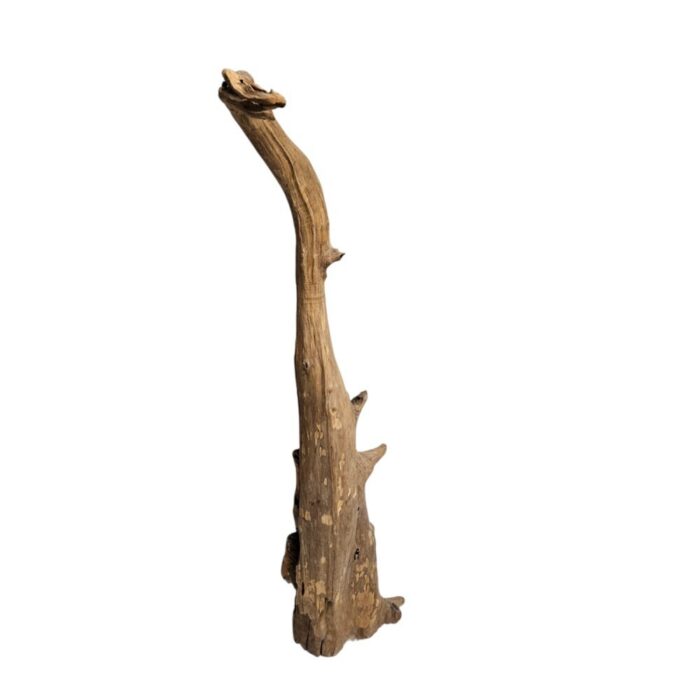 Abstrak Teak Sculpture NJA6095B Side Abstrak Teak Sculpture NJA6095B Side