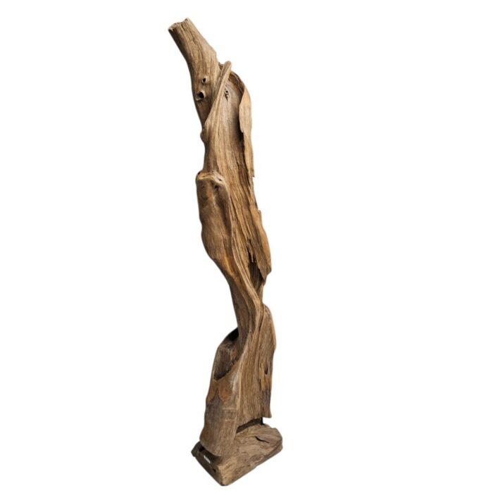 Abstrak Teak Sculpture NJA6098A Side Abstrak Teak Sculpture NJA6098A Side