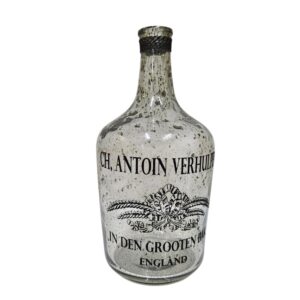 Anton Glass Dust Bubble Bottle Vase (37cm)