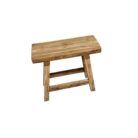 Bench Mini Teak Rustic NJA7915 Side