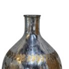 Bottle Vase Etched AIN0082 Close Up