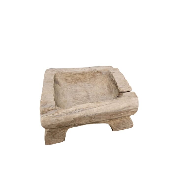 Bowl Teak Footed KAB0103 Top View Bowl Teak Footed KAB0103 Top View