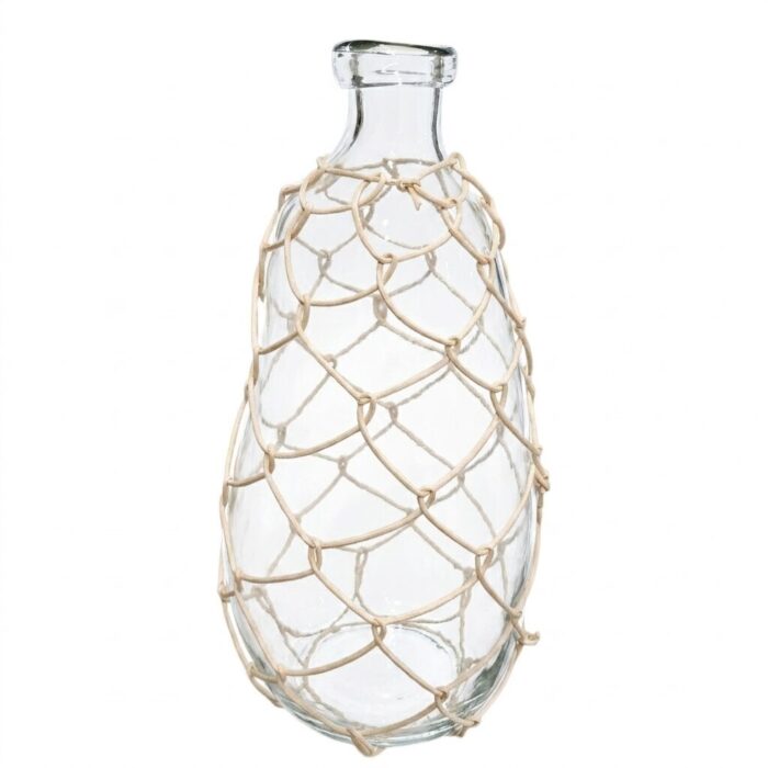 Glass Bottle Clear Rope AIN0052 Top Glass Bottle Clear Rope AIN0052 Top