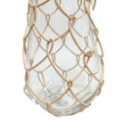 Glass Bottle Clear Rope AIN0054 Close