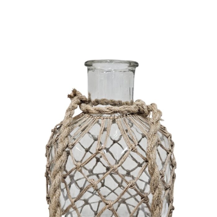 Jute Rope And Glass AIN0040 Close Up Jute Rope And Glass AIN0040 Close Up