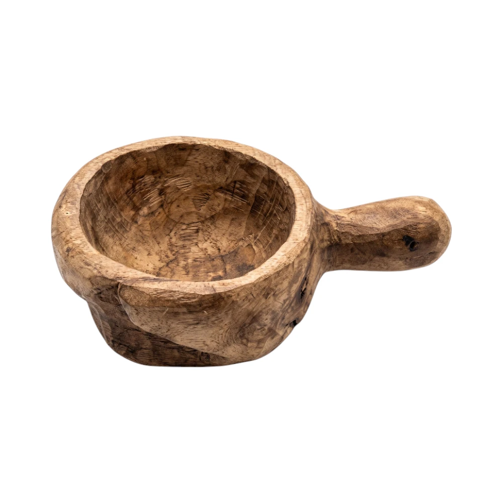 Teak Bowl With Handle