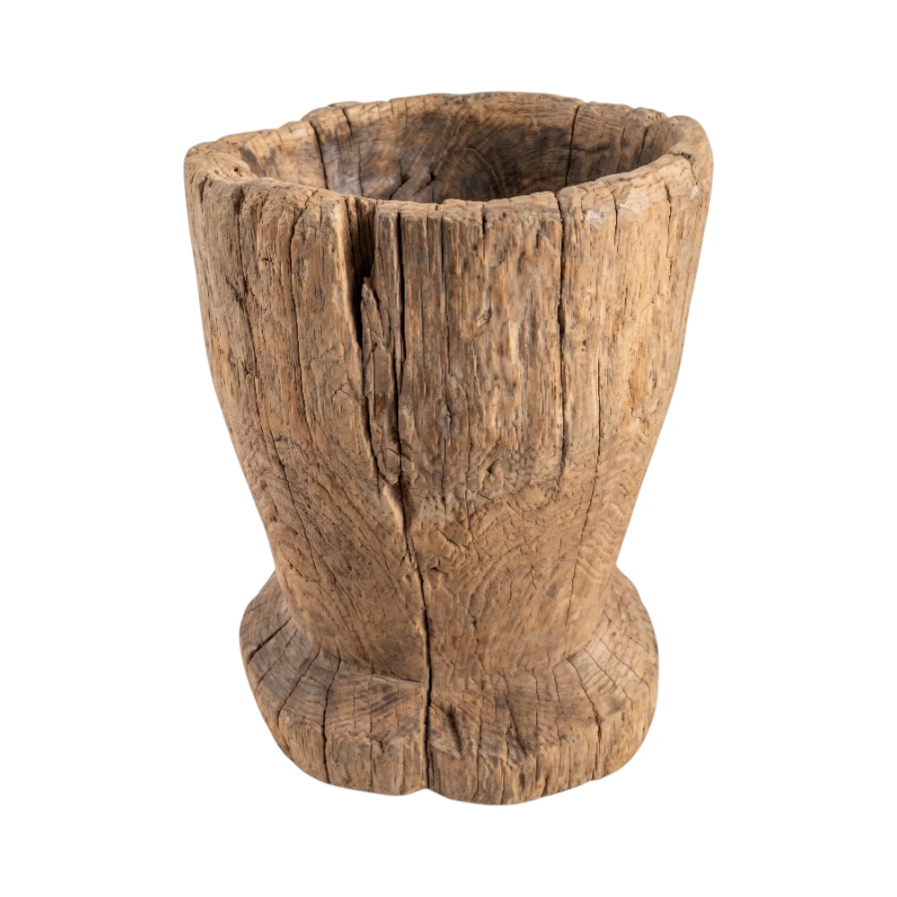Antik Teak Log On Stand