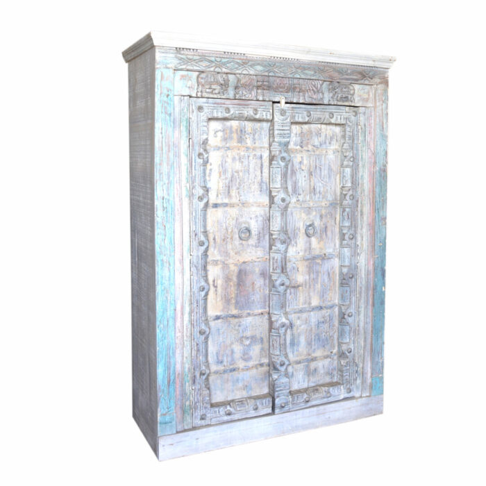 Kayra Old Door Cupboard KMF18172A Side Kayra Old Door Cupboard KMF18172A Side