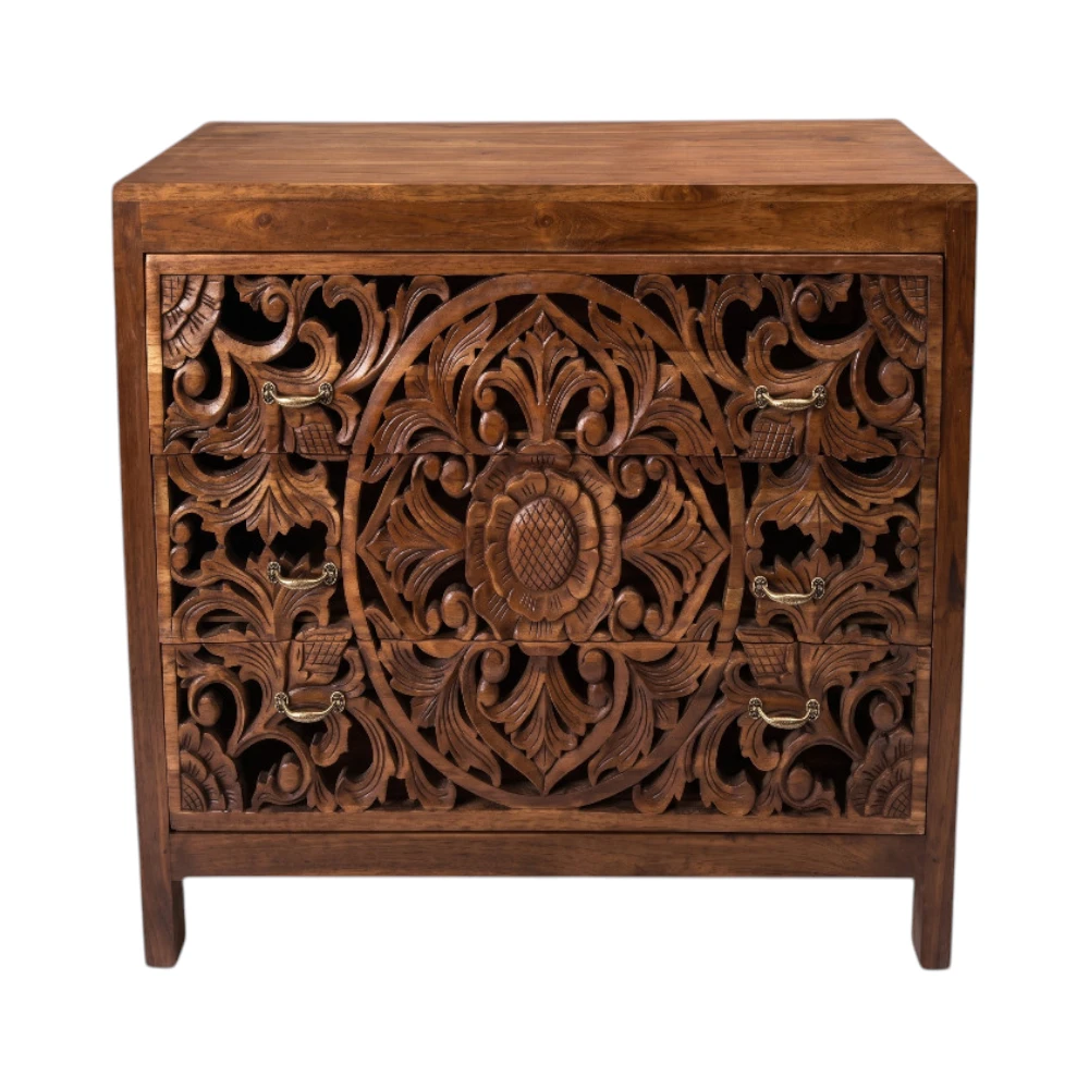 Brown Mandala Chest