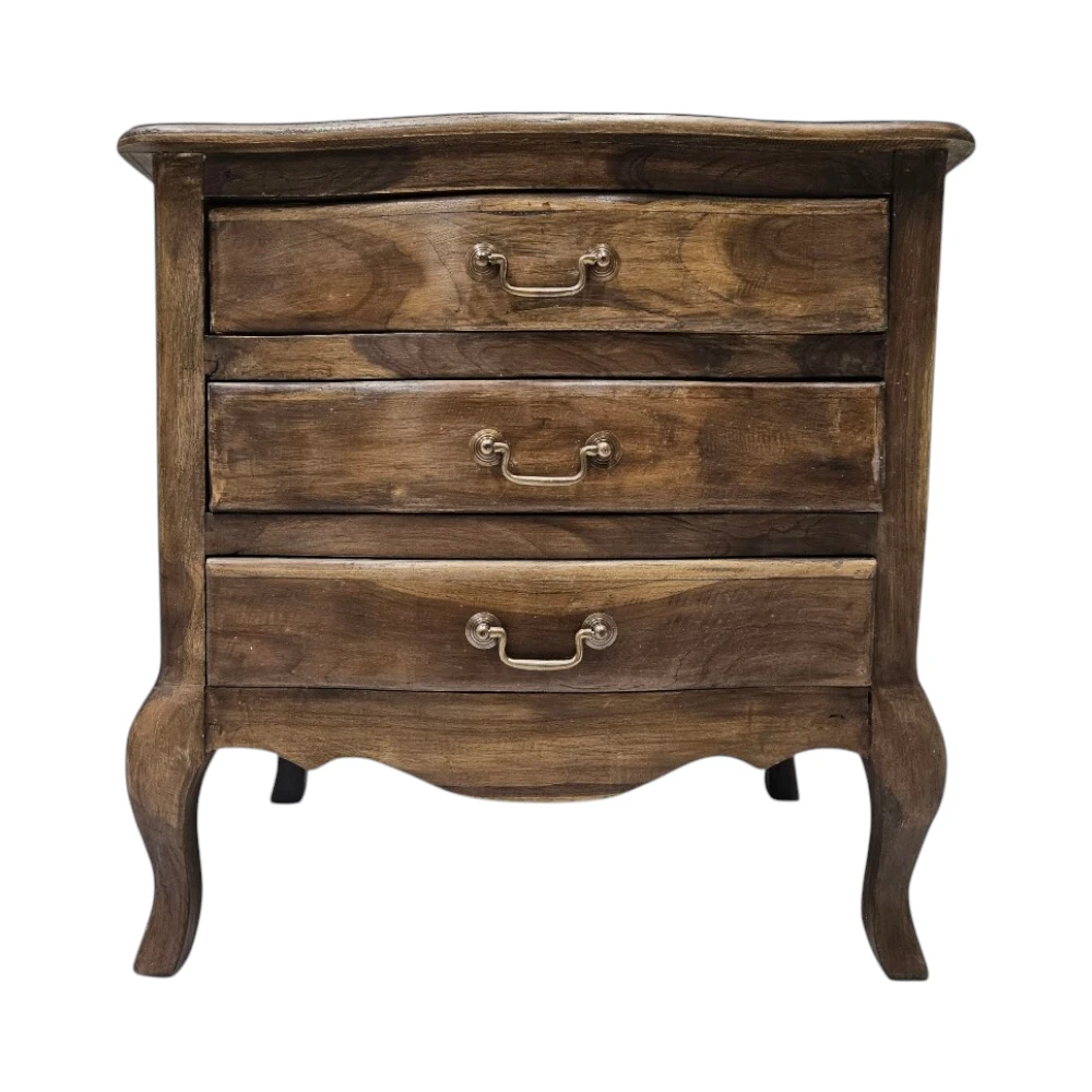 Teak Aurther Bedside Pedestal
