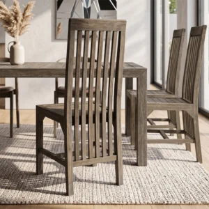 Wooden Slatt Santoz Dining Chair