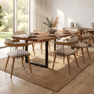 Live Edge Slab Dining Table