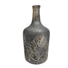 Palm Glass Bottle Vase AIN0092