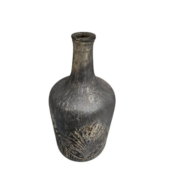 Palm Glass Bottle Vase AIN0092 Top Palm Glass Bottle Vase AIN0092 Top
