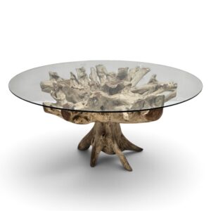 Erosi Teak Root Round Dining Table