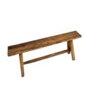 Rustic Teak Bench NJA7910 Side