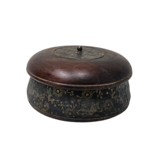 Handcrafted Floral Wooden Trinket Box