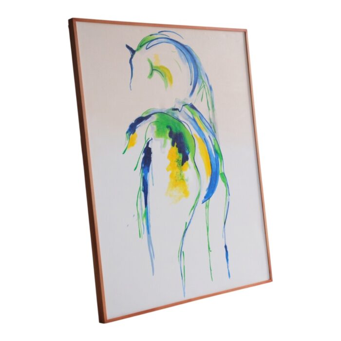 Abstract Horse Painting KRE4026 153x6x123_5.500gr Side Abstract Horse Painting KRE4026 153x6x123_5.500gr Side