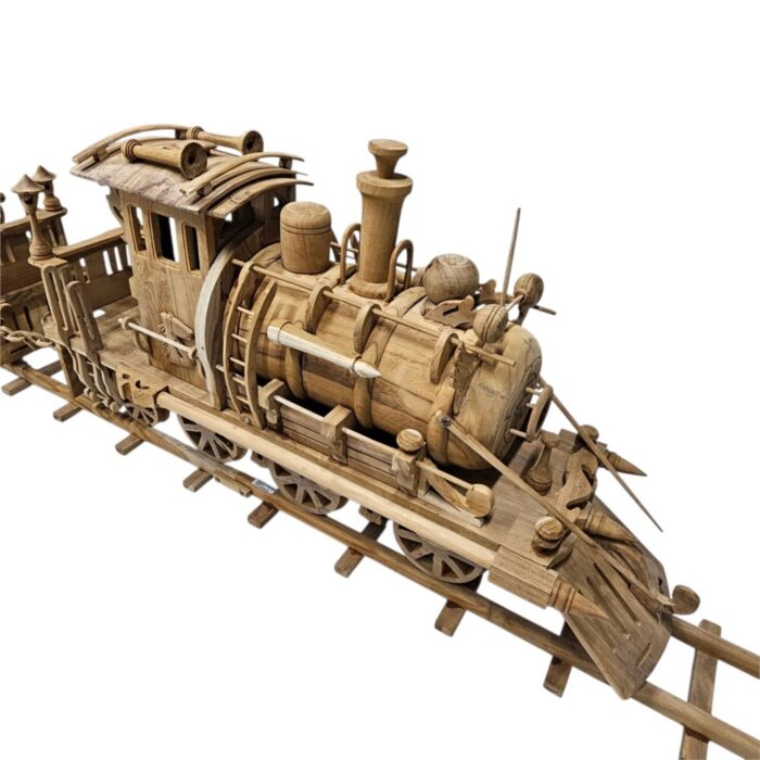 Artistic Teak Train WAA0100 Top Close Artistic Teak Train WAA0100 Top Close
