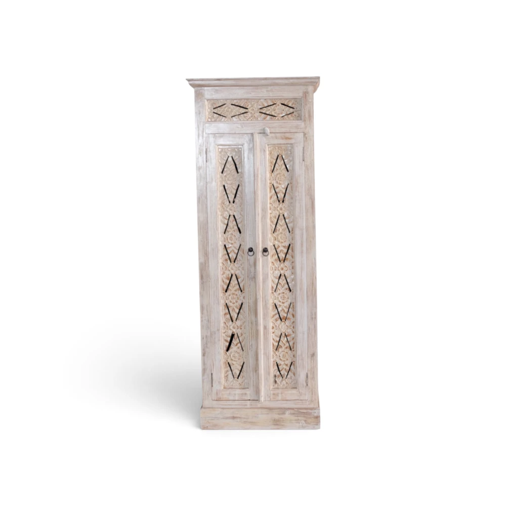 Teak Carved Cupboard
