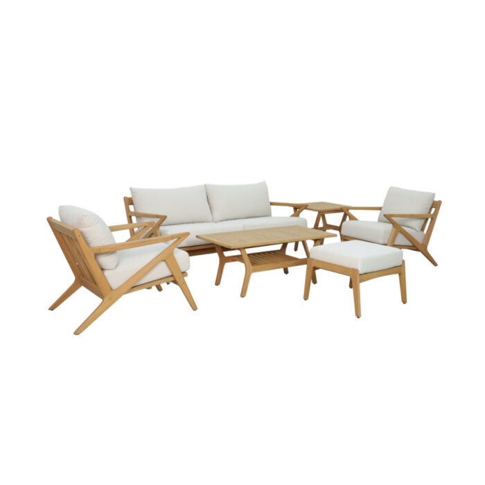 COMTEMPORARY DOUBLE LOUNGE-OTTOMAN SET GDL2350