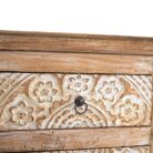 Carved Bedside Pedestal BEB8237 40x60x60_10.000gr Close Up
