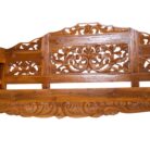 Carved Teak Bench BEB3271 133x1073x100 Close Up (2)