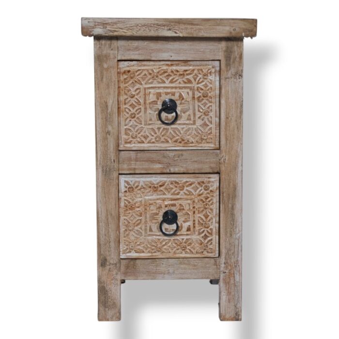 Carved Teak Side Table BEB8235 30x30x22_5.000gr Carved Teak Side Table BEB8235 30x30x22_5.000gr