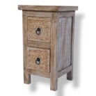 Carved Teak Side Table BEB8235 30x30x22_5.000gr Full Side