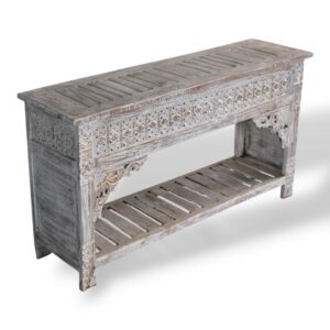 Carved Wooden Console Table BEB8423 101x40x77 Top