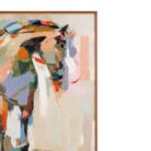 Colorful Abstract Horse Painting KRE4028 123x5x153_5.000gr Close Up