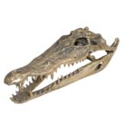 Crockodile Statue Decor GOL0845 37x15x10_2.200gr Top Side