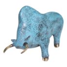 Decorative Bull Statue GOL1001 25x11x16_2.200gr Close Side