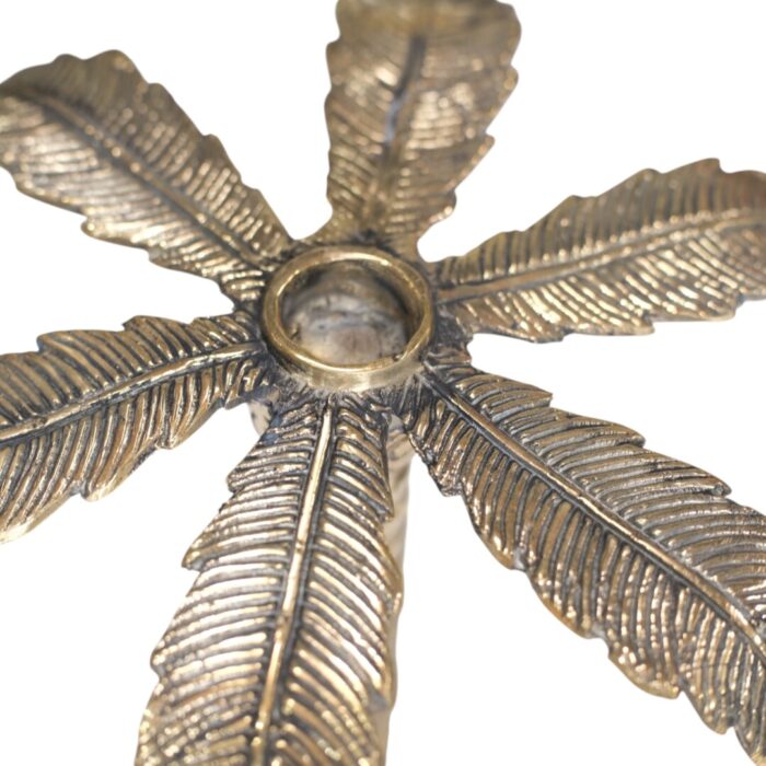 Decorative Palm Tree GOL1027 22x22x29_800gr Close Up Top Palm tree trunk, detail