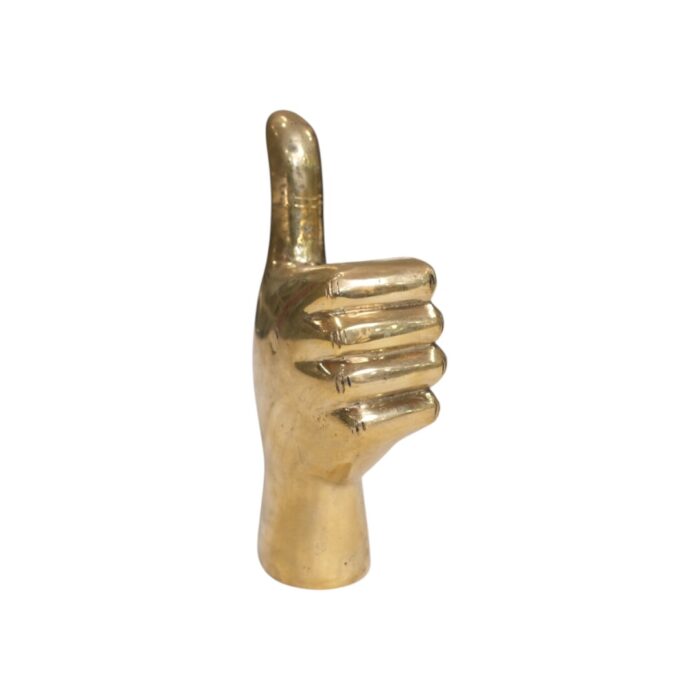 Decorative Thumbs Up Statue SideGOL1900_GB_9x5x15_500gr