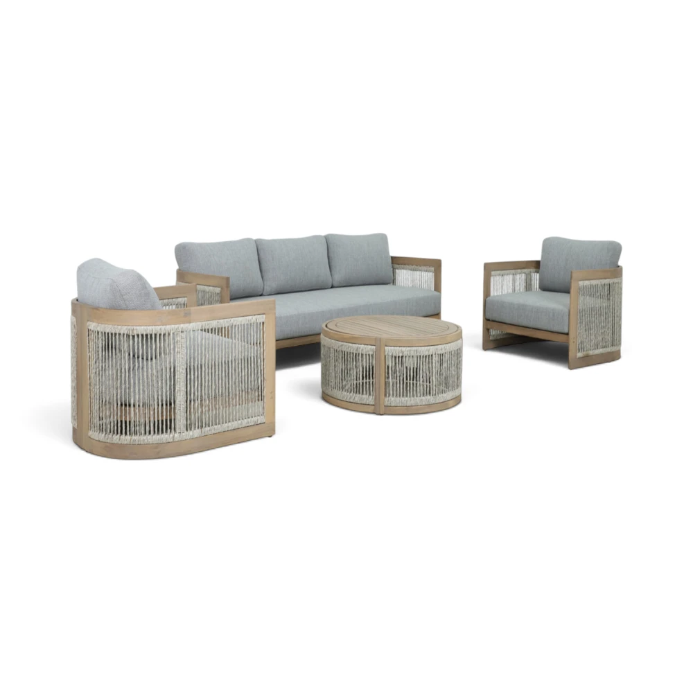 Kava Triple Lounge Set, 4-Piece