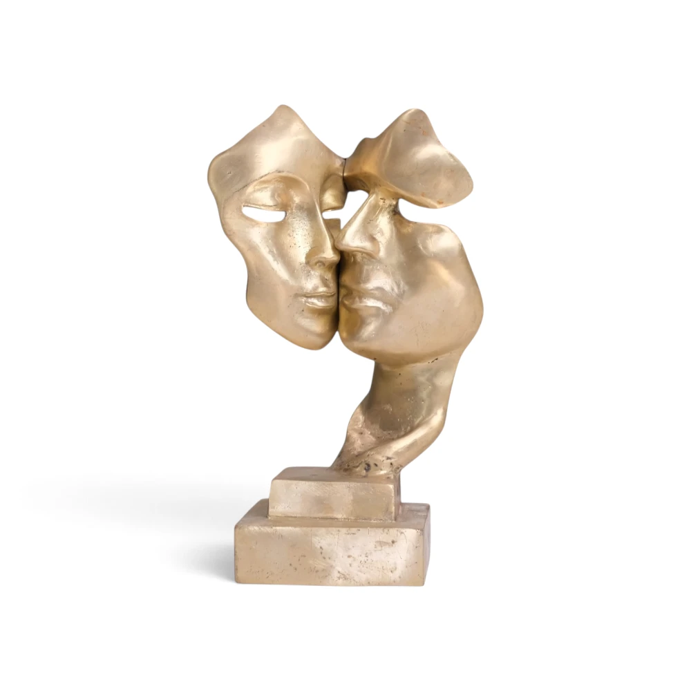 Kissing Masks Statue