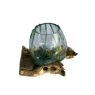 Glass On Wood DECOR SAB0112 Top View 24x15x16x1300gr