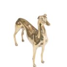 Brass greyhound, angle view