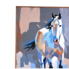 Horse Runnning Painting KRE4024 123x6x153_5.500gr Close