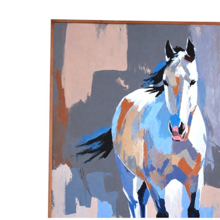 Horse Runnning Painting KRE4024 123x6x153_5.500gr Close Horse Runnning Painting KRE4024 123x6x153_5.500gr Close