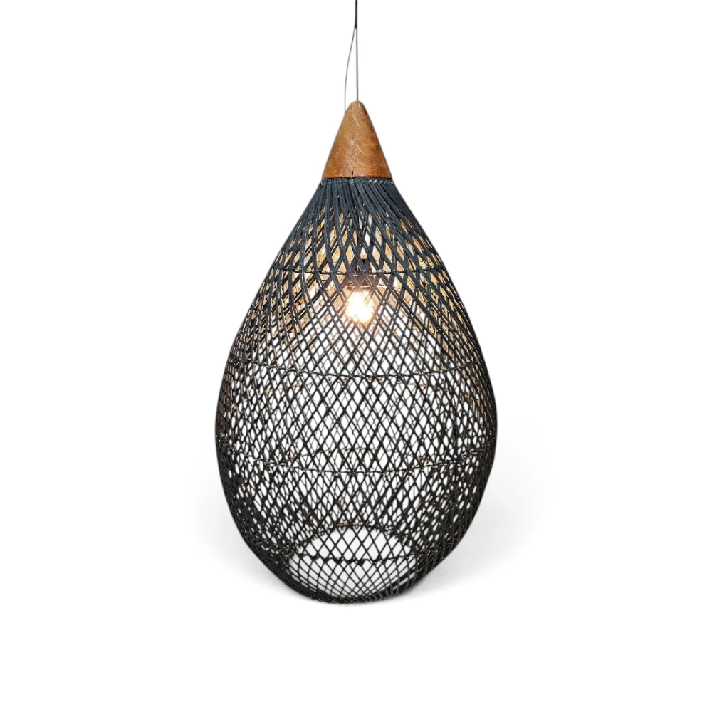 Large Arlen Hanging Lamp Rattan