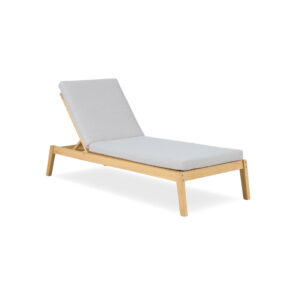 Laguna Reclining Eucalyptus Sun Lounger with Cushion