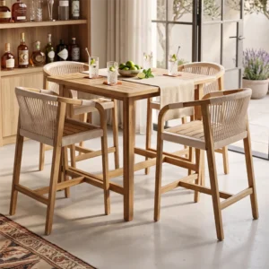 Vincent Teak Bar Table