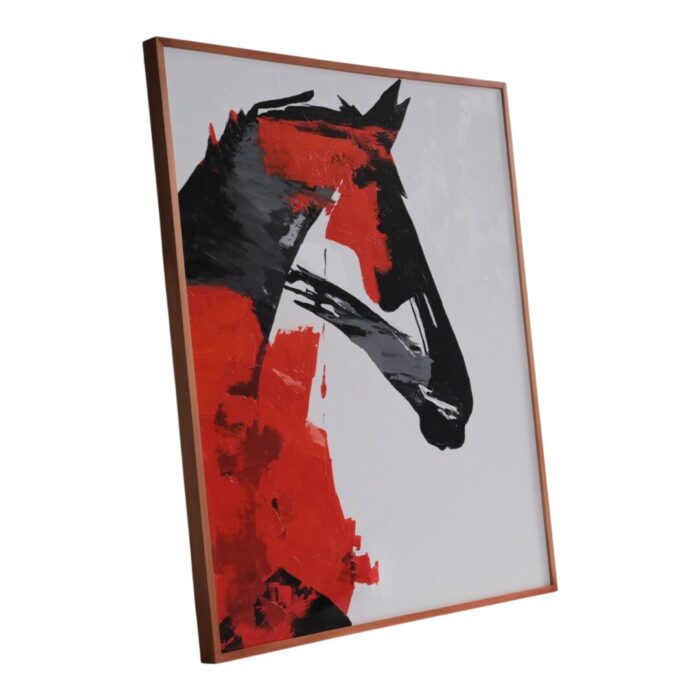 Red Horse Bust Painting KRE4022 123x5x123_4.250gr