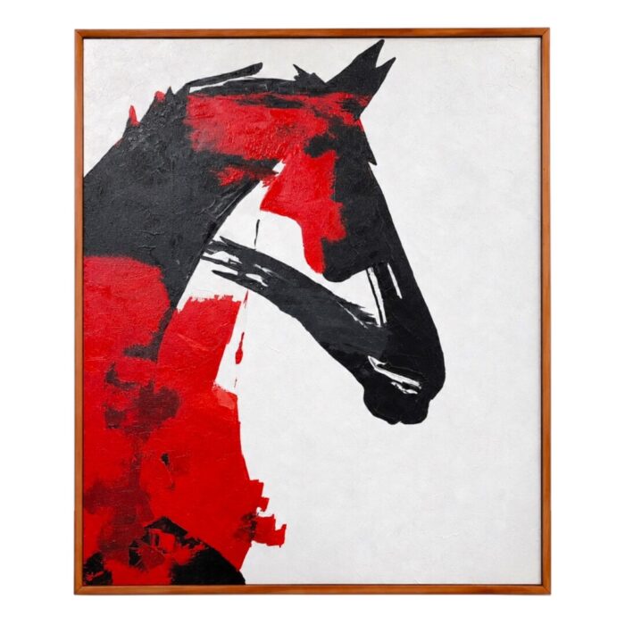 Red Horse Bust Painting KRE4022 123x5x123_4.250gr Main