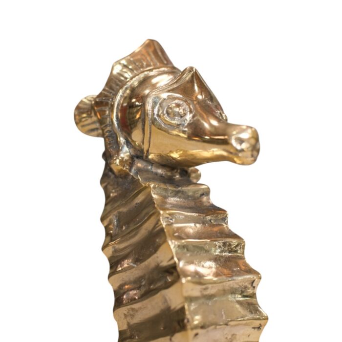 Seahorse Decor Statue GOL0352 5x5x13_150gr Close Seahorse Decor Statue GOL0352 5x5x13_150gr Close