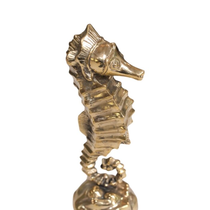 Seahorse Decor Statue GOL0352 5x5x13_150gr Close Top Seahorse Decor Statue GOL0352 5x5x13_150gr Close Top